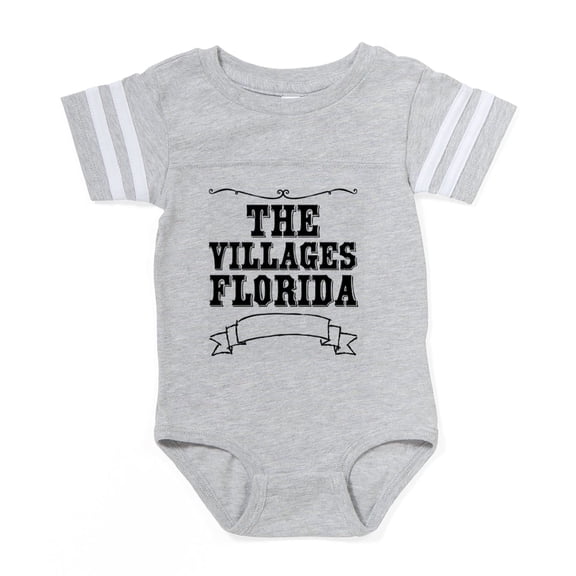 CafePress - The Villages Florida - Cute Infant Baby Football Bodysuit