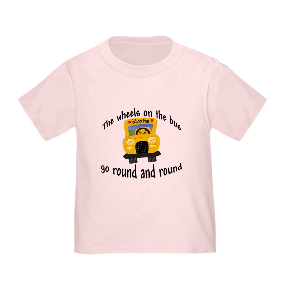 CafePress - The Wheels On The Bus Baby/Toddler T Shirt - Cute Toddler T-Shirt, 100% Cotton - image 1 of 1