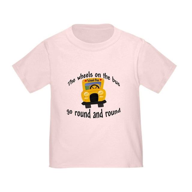 CafePress - The Wheels On The Bus Baby/Toddler T Shirt - Cute Toddler T-Shirt, 100% Cotton