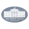 thumbnail image 1 of CafePress - The White House Oval Sticker - Sticker (Oval), 1 of 1