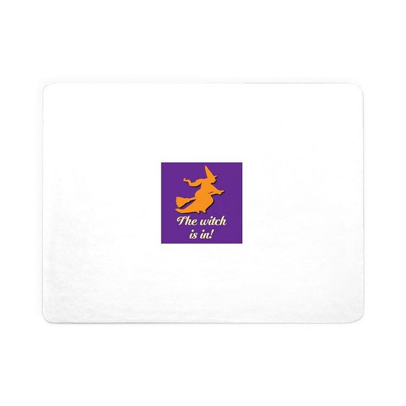 CafePress - The Witch Is In - Large Sherpa Fleece Throw Blanket 80" x 60"