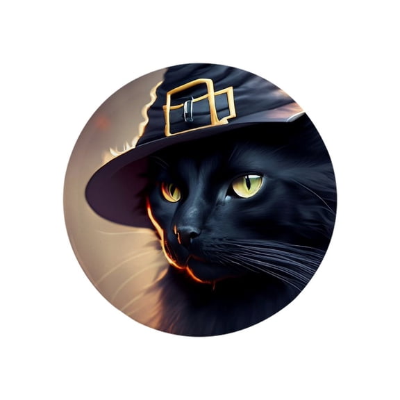 CafePress - The Witch's Familiar - 2.25" Round Magnet, Refrigerator Magnet, Button Magnet Style