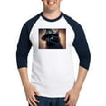 thumbnail image 1 of CafePress - The Witch's Familiar - Cotton Baseball Jersey, 3/4 Raglan Sleeve Shirt, 1 of 4