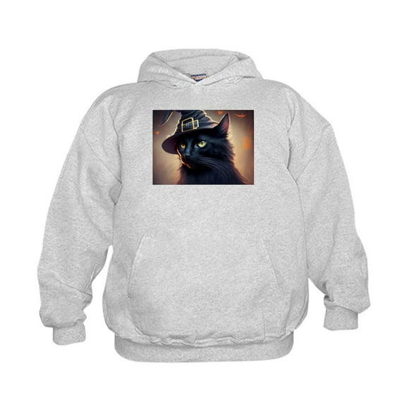 CafePress - The Witch's Familiar - Kids Hooded Sweatshirt, Classic Hoodie