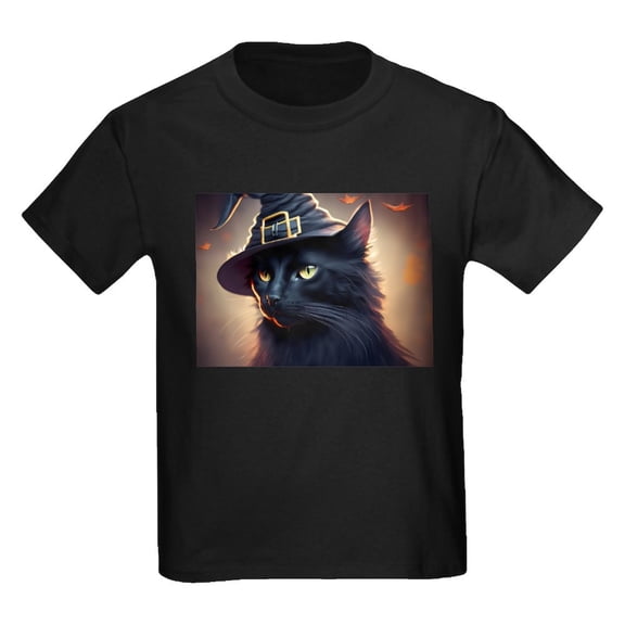 CafePress - The Witch's Familiar Kids T Shirt - Dark T-Shirt Kids XS-XL