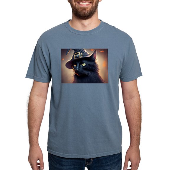 CafePress - The Witch's Familiar Men's Comfort Colors® T Shirt - Mens Comfort Colors Shirt