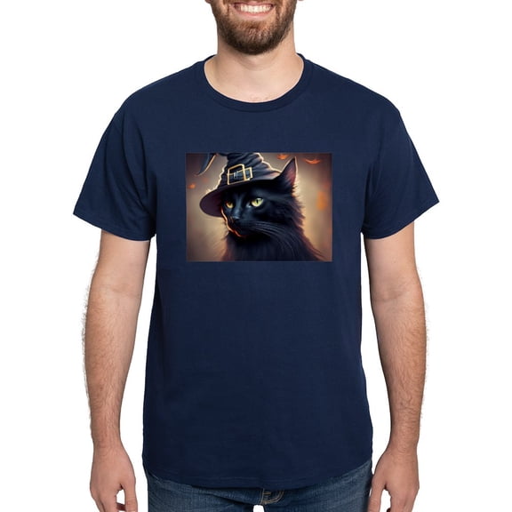 CafePress - The Witch's Familiar Men's Value T Shirt - Men's Classic Graphic Cotton T-Shirt