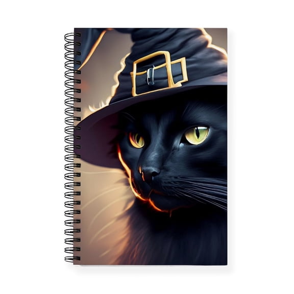 CafePress - The Witch's Familiar - Spiral Bound Journal Notebook, Personal Diary Graph