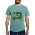 thumbnail image 1 of CafePress - The Woods Are Calling T Shirt - Mens Comfort Colors Shirt, 1 of 5