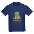 thumbnail image 1 of CafePress - The World Is Waiting T Shirt - Dark T-Shirt Kids XS-XL, 1 of 4