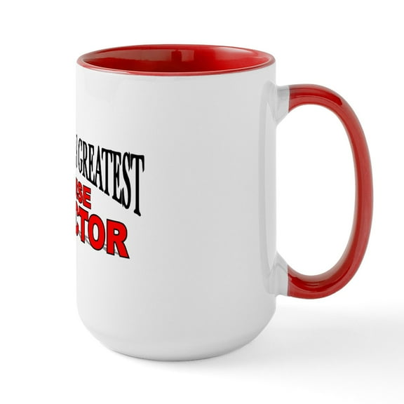 CafePress - The World's Greatest Cruise Director Large Mug - 15 oz Ceramic Large White Novelty Mug