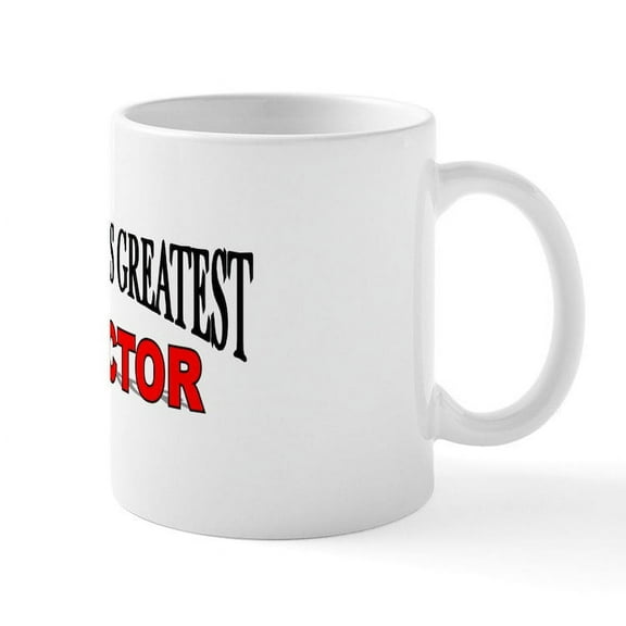 CafePress - The World's Greatest Director Mug - 11 oz Ceramic Mug - Novelty Coffee Tea Cup