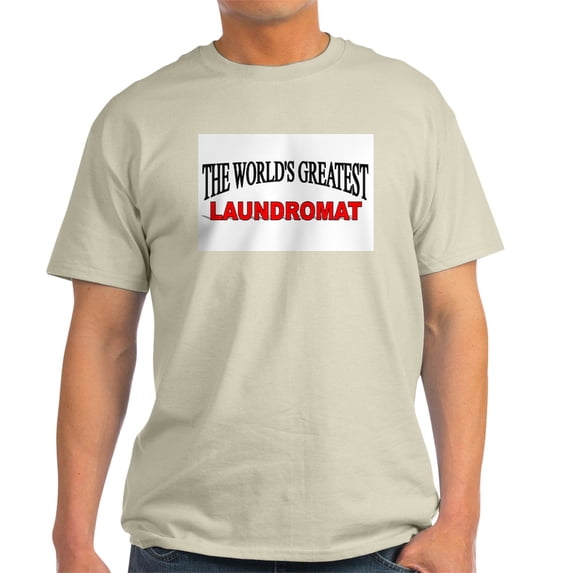 CafePress - The World's Greatest Laundromat Light T Shirt - Men's Classic Graphic T-Shirt