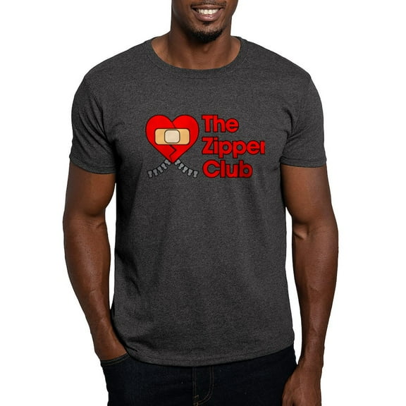 CafePress - The Zipper Club Dark T Shirt - Men's Classic Graphic Cotton T-Shirt
