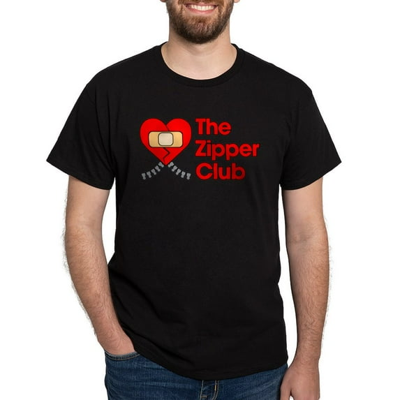CafePress - The Zipper Club Dark T Shirt - Men's Classic Graphic Cotton T-Shirt