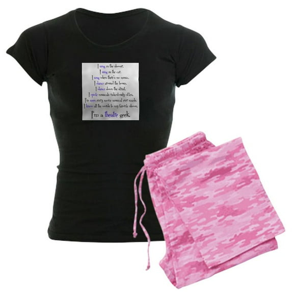 CafePress - Theatre Geek 2 - Women's Dark Pajamas