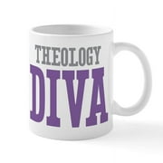 CafePress - Theology DIVA Mug - 11 oz Ceramic Mug - Novelty Coffee Tea Cup