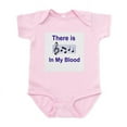 thumbnail image 1 of CafePress - There Is Music In My Blood Body Suit - Baby Light Bodysuit, Size Newborn - 24 Months, 1 of 4