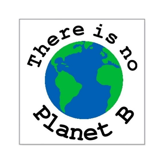 CafePress - There Is No Planet B - Square Sticker 3" x 3"