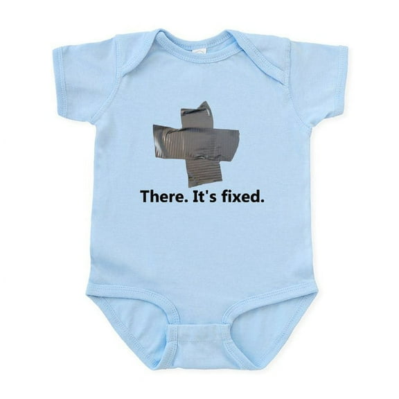 CafePress - There. It's Fixed. Duct Tape Baby Light Bodysuit - Baby Light Bodysuit, Size Newborn - 24 Months