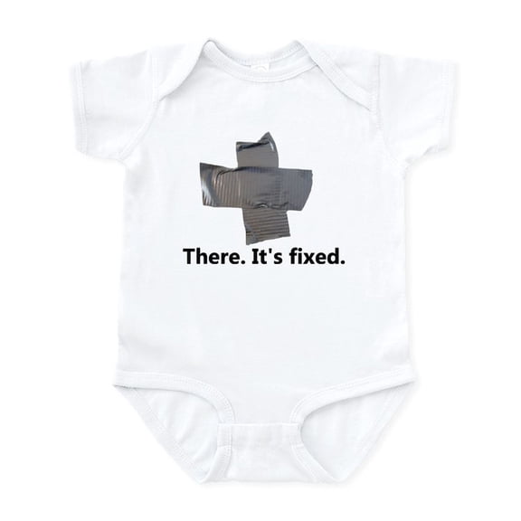 CafePress - There. It's Fixed. Duct Tape Baby Light Bodysuit - Baby Light Bodysuit, Size Newborn - 24 Months