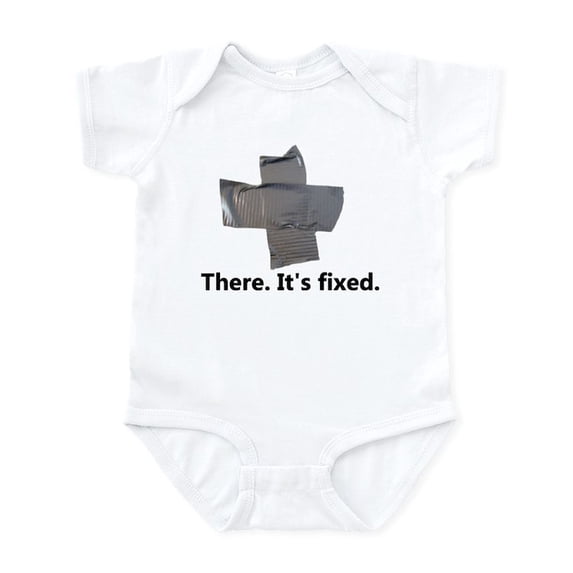 CafePress - There. It's Fixed. Duct Tape Baby Light Bodysuit - Baby Light Bodysuit, Size Newborn - 24 Months
