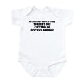 thumbnail image 1 of CafePress - There's No Crying In Rockclimbing Infant Bodysuit - Baby Light Bodysuit, Size Newborn - 24 Months, 1 of 4