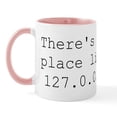 thumbnail image 1 of CafePress - There's No Place Like 127.0.0.1 (Home) Geek Mug - 11 oz Ceramic Mug - Novelty Coffee Tea Cup, 1 of 6