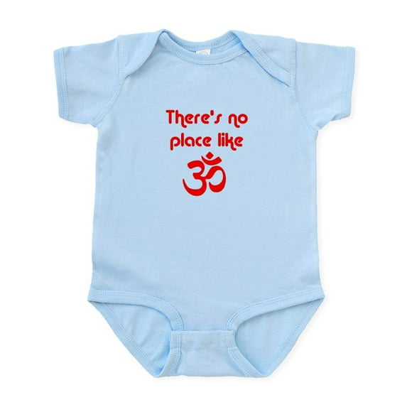 CafePress - There's No Place Like OM Infant Bodysuit - Baby Light Bodysuit, Size Newborn - 24 Months