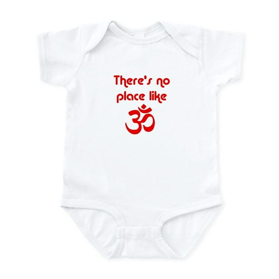 CafePress - There's No Place Like OM Infant Bodysuit - Baby Light Bodysuit, Size Newborn - 24 Months
