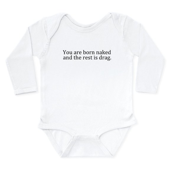 CafePress - Therestisdrag Body Suit - Long Sleeve Cotton Baby Bodysuit