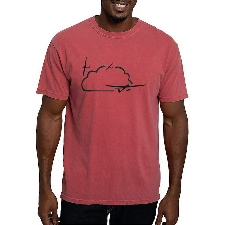 CafePress Thermals Glider Pilot T Shirt Mens Comfort Colors