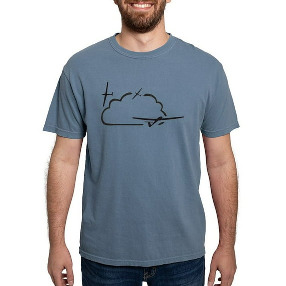 CafePress - Thermals Glider Pilot T Shirt - Mens Comfort Colors Shirt