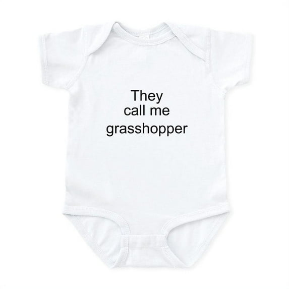 CafePress - They Call Me Grasshopper Infant Bodysuit - Baby Light Bodysuit, Size Newborn - 24 Months