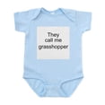 thumbnail image 1 of CafePress - They Call Me Grasshopper Infant Bodysuit - Baby Light Bodysuit, Size Newborn - 24 Months, 1 of 4