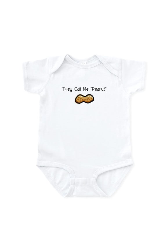 - They Call Me Peanut Infant Bodysuit - Baby Light Bodysuit, Size Newborn - 24 Months