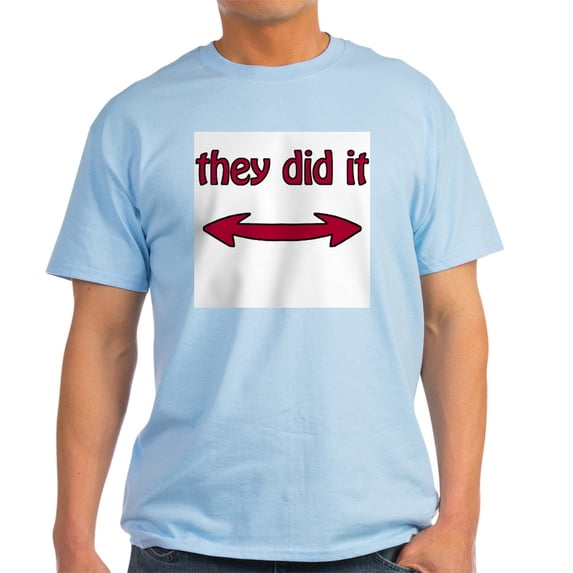 CafePress - They Did It T Shirt - Men's Classic Graphic T-Shirt