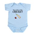 thumbnail image 1 of CafePress - They Tell Me I Like Cricket Body Suit - Baby Light Bodysuit, Size Newborn - 24 Months, 1 of 4