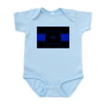 thumbnail image 1 of CafePress - Thin Blue Line Colorado Body Suit - Baby Light Bodysuit, Size Newborn - 24 Months, 1 of 4