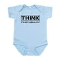 thumbnail image 1 of CafePress - Think: It's Not Illegal Infant Bodysuit - Baby Light Bodysuit, Size Newborn - 24 Months, 1 of 4