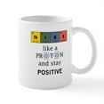 thumbnail image 1 of CafePress - Think Like A Proton. Physics And Chemistry Shirts - 11 oz Ceramic Mug - Novelty Coffee Tea Cup, 1 of 4