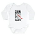 thumbnail image 1 of CafePress - Think Outside The Box Body Suit - Long Sleeve Cotton Baby Bodysuit, 1 of 4