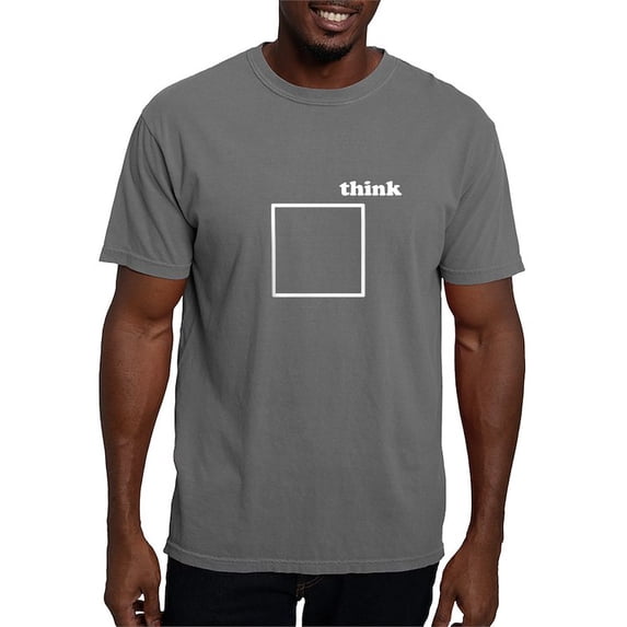 CafePress - Think Outside The Box - Mens Comfort Colors Shirt