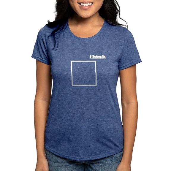 CafePress - Think Outside The Box T Shirt - Womens Tri-blend T-Shirt