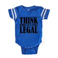 thumbnail image 1 of CafePress - Think While It'S Still - Cute Infant Baby Football Bodysuit, 1 of 3