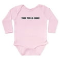 thumbnail image 1 of CafePress - Third Times A Charm Body Suit - Long Sleeve Cotton Baby Bodysuit, 1 of 4
