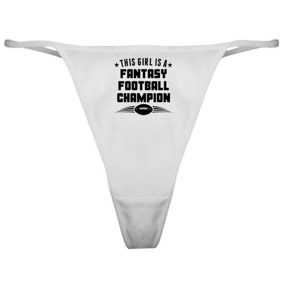 CafePress - This Girl Is A Fantasy Football Champion Classic T - Women's Novelty Thong Panties Underwear