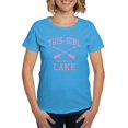 thumbnail image 1 of CafePress - This Girl Loves The Lake T Shirt - Women's Traditional Fit Dark T-Shirt, 1 of 4