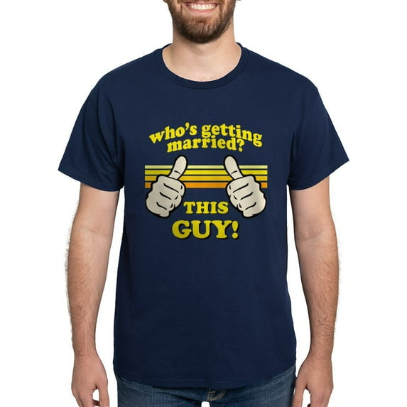 CafePress - This Guy Is Getting MARRIED! T Shirt - Men's Classic Graphic Cotton T-Shirt