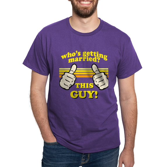 CafePress - This Guy Is Getting MARRIED! T Shirt - Men's Classic Graphic Cotton T-Shirt
